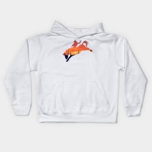 Bronco Rider 1: Desert Sunset Kids Hoodie